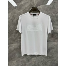 로로피아나 남성 머서라이즈 코튼 반팔 티셔츠 001-218027