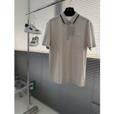 로로피아나 꽃회색 평직 반팔 티셔츠 001-218041