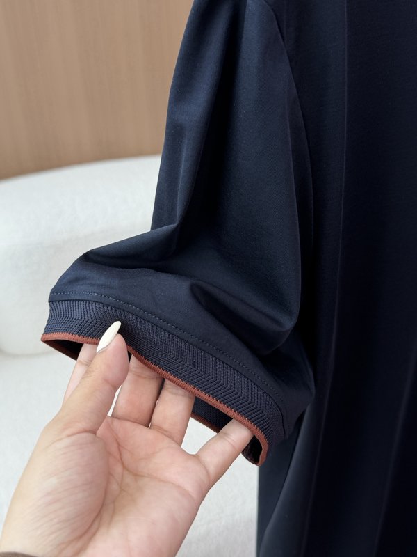 로로피아나 남성 콜라칼러 빠른 건조 탄력 반팔 티셔츠 001-218046