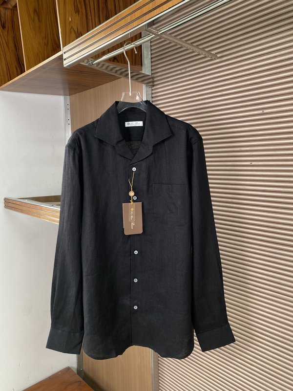 로로피아나 클래식 리조트 리넨 셔츠 001-218070