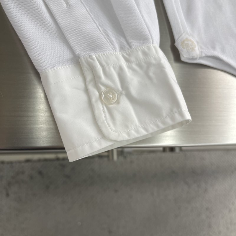로로피아나 로고 자수 커스텀 셔츠 001-218079