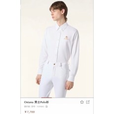 로로피아나 로고 자수 커스텀 셔츠 001-218079