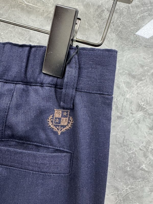 LP 반신축 비즈니스 캐주얼 리넨 바지 001-218095