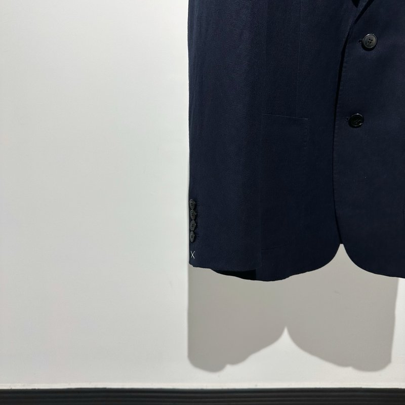 로로피아나 스타일 아마 혼방 자켓 001-218096