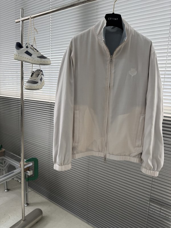 로로피아나 춘하 양면 린넨 자켓 001-218111