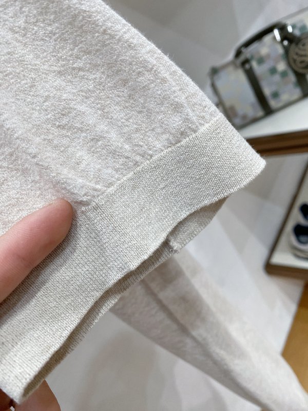 로로피아나 남성 리넨 텐셀 혼방 폴로 셔츠 001-218133
