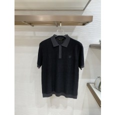 로로피아나 남성 린넨 니트 폴로 셔츠 001-218135
