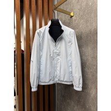로로피아나 양면 착용 스탠드 칼라 자켓 001-218153