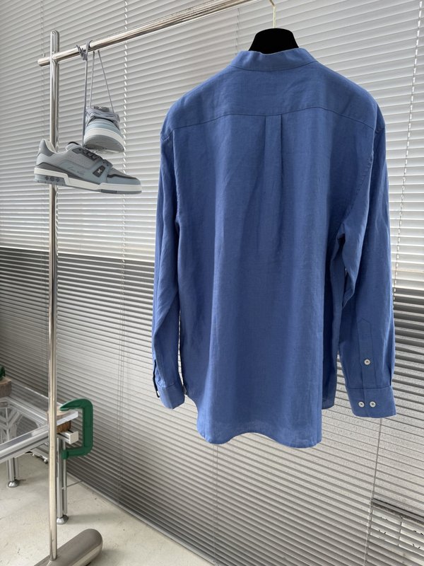 로로피아나 남성 린넨 긴팔 셔츠 001-218171