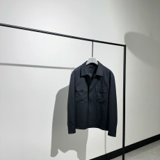 로로피아나 스타일 울 블렌드 자켓 남성용 001-218173