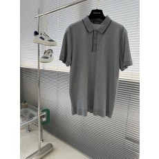 로로피아나 남성 세로 줄무늬 니트 셔츠 001-218205