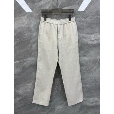 로로피아나 천연 리넨 직통 팬츠 001-218209