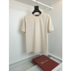 로로피아나 린넨 라운드넥 반팔 티셔츠 001-218221