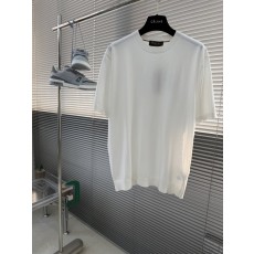로로피아나 남성 머서라이즈드 니트 티셔츠 001-218242