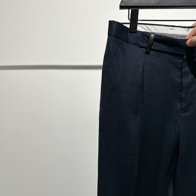 로로피아나 스타일 린넨 남성 바지 001-218244