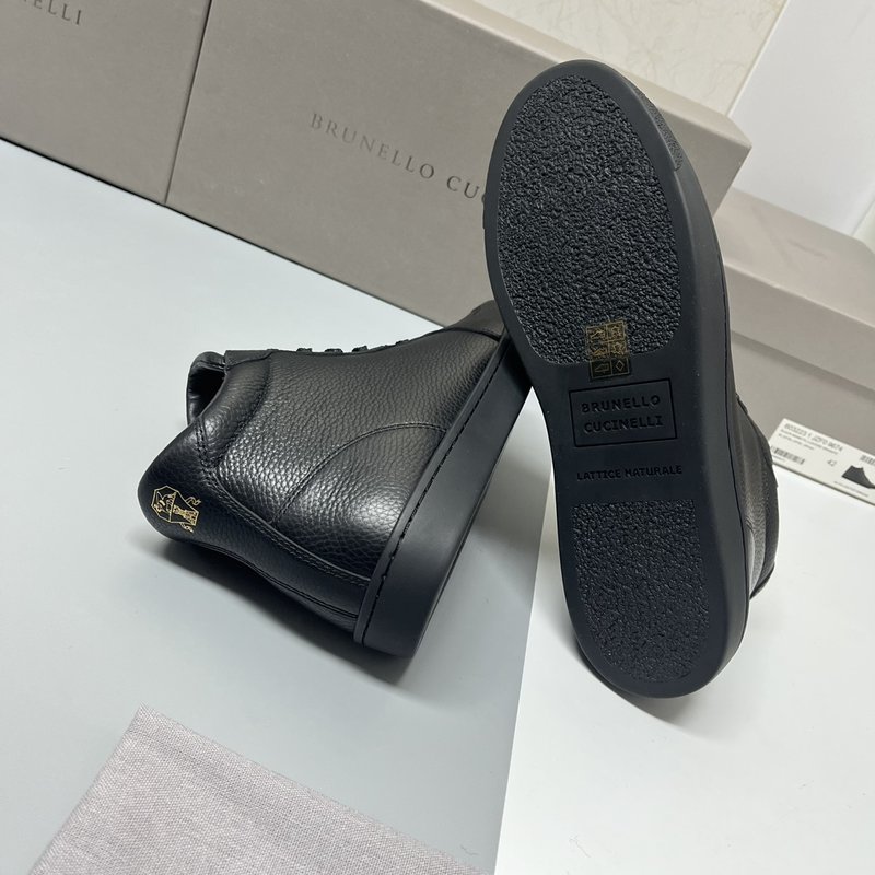 브루넬로 쿠치넬리 겨울 남성용 미들탑 부츠 001-218248