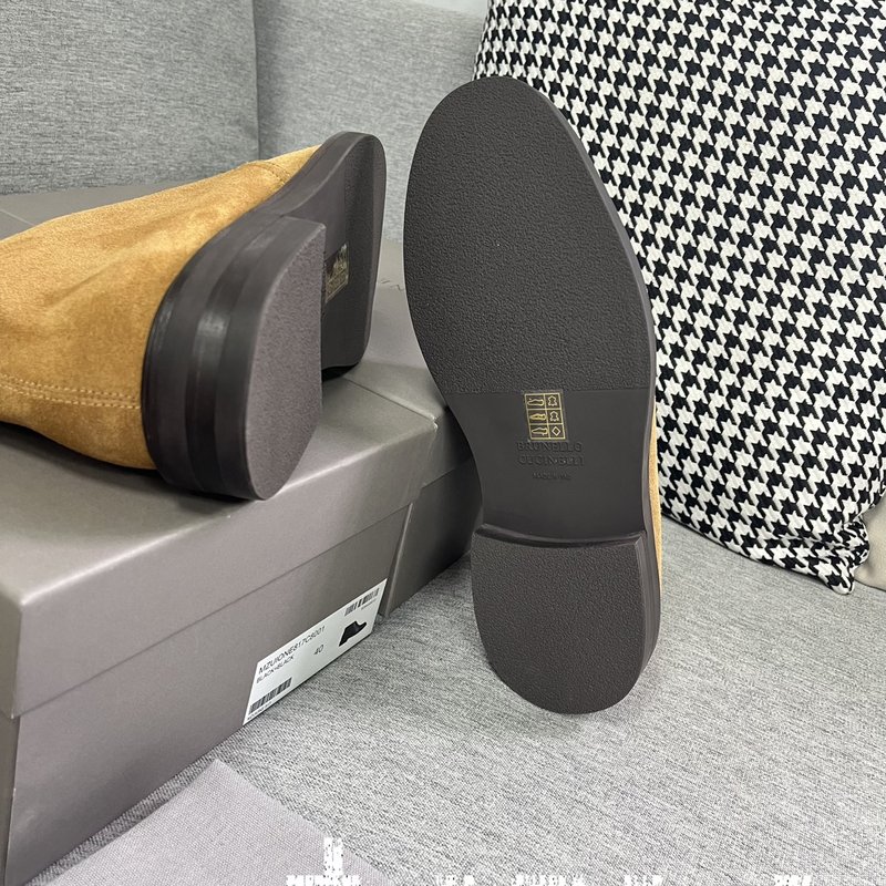 브루넬로 쿠치넬리 남성 스웨이드 부츠 001-218249