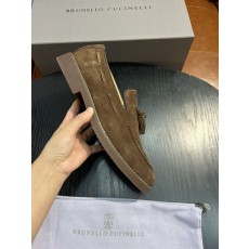 브루넬로 쿠치넬리 메니즈 매트 가죽 로퍼 001-218251