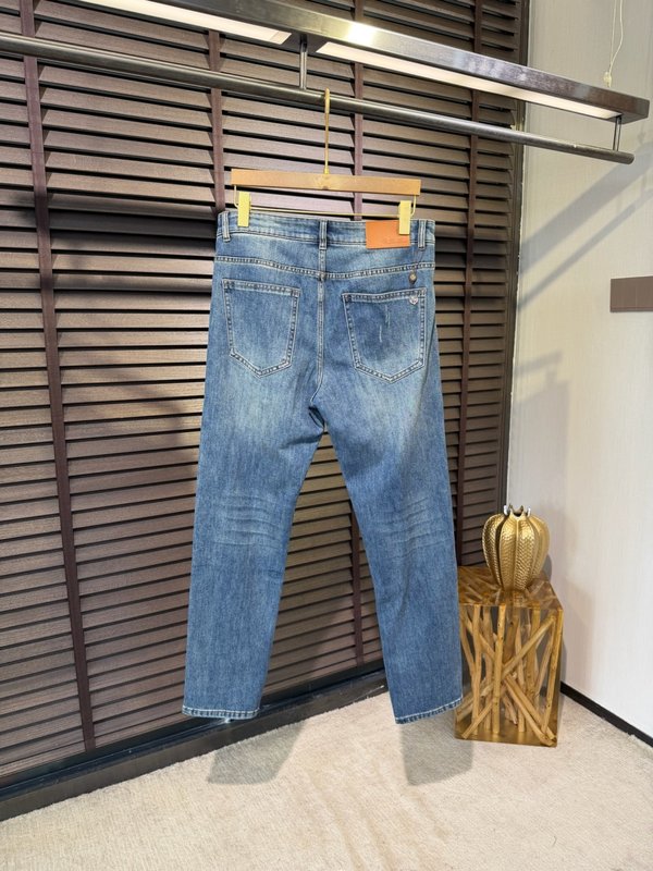 로로피아나 남성 슬림핏 데님 팬츠 2026 SS 001-218269