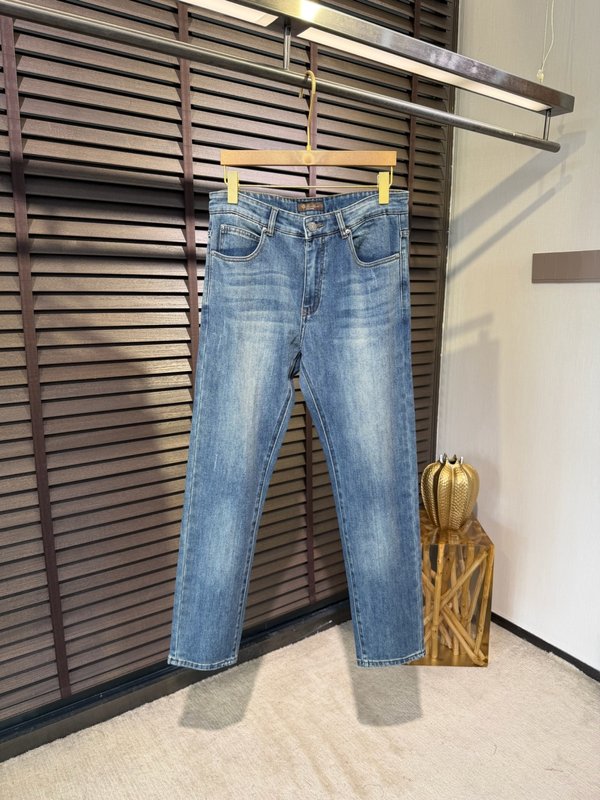 로로피아나 남성 슬림핏 데님 팬츠 2026 SS 001-218269