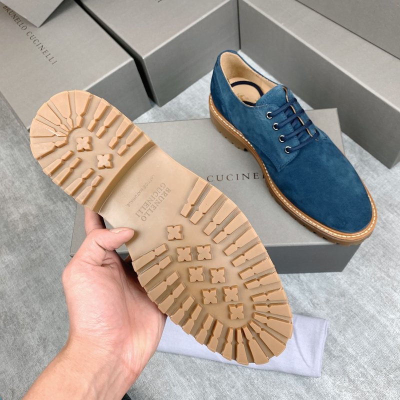 브루넬로 쿠치넬리 남성 스웨이드 캐주얼 슈즈 001-218339