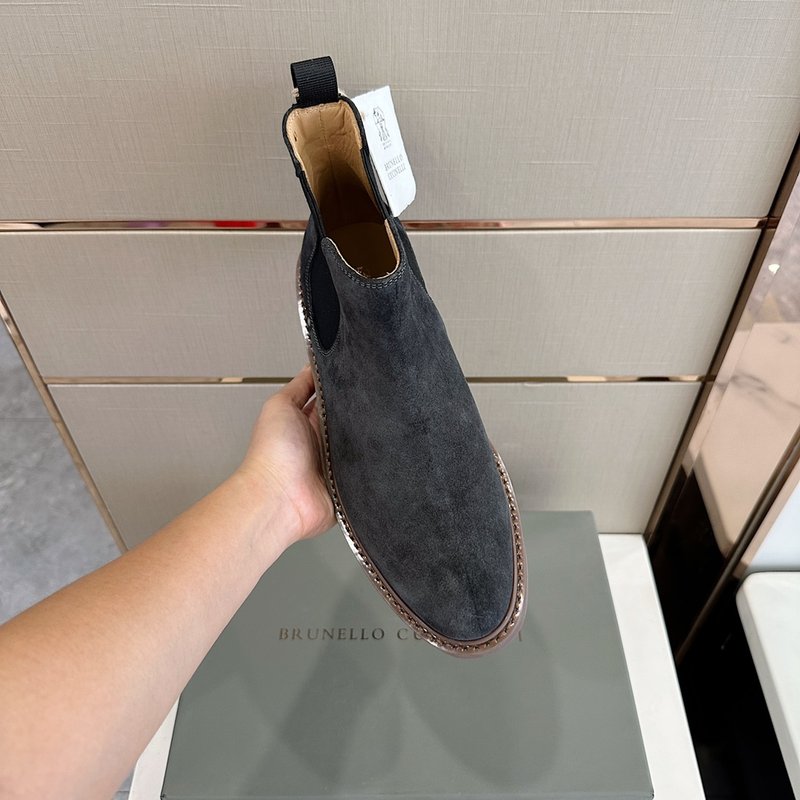 브루넬로 쿠치넬리 남성 첼시 부츠 001-218366
