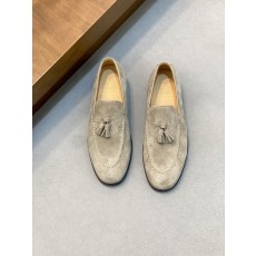 브루넬로 쿠치넬리 스웨이드 로퍼 001-218474