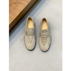 브루넬로 쿠치넬리 스웨이드 로퍼 001-218477