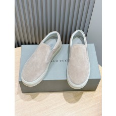 브루넬로 쿠치넬리 남성용 스웨이드 로퍼 001-218498