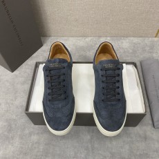 브루넬로 쿠치넬리 신제품 가죽 스니커즈 001-218530