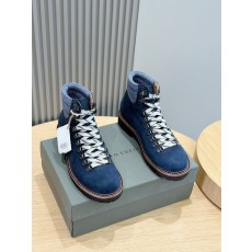 브루넬로 스웨이드 가을 겨울 하이킹 부츠 001-218585