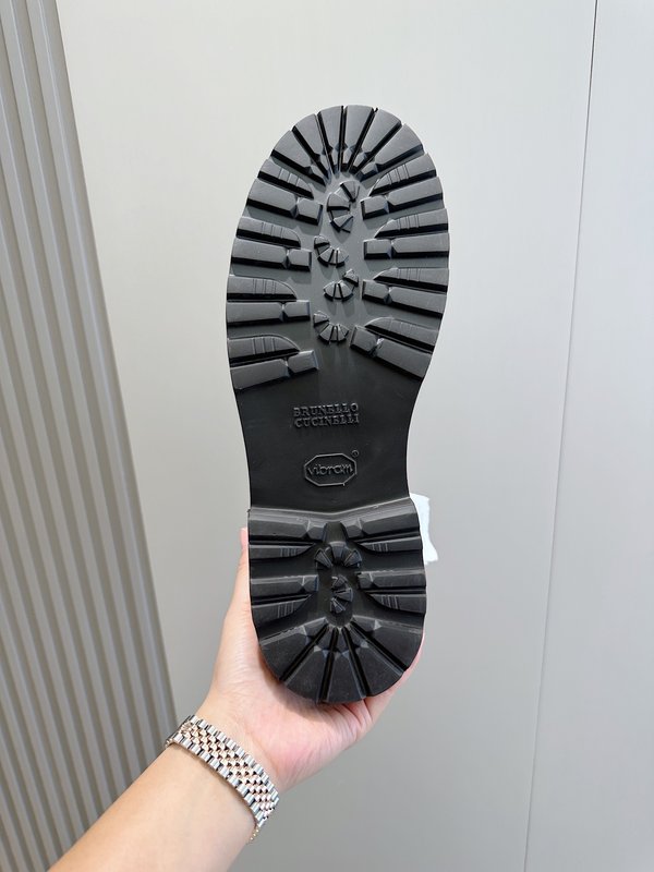 브루넬로 쿠치넬리 가을 겨울 스웨이드 등산 부츠 001-218593
