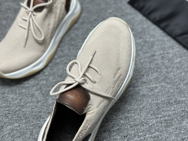 Berluti 섀도우 니트 스니커즈 001-218608