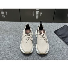 Berluti 섀도우 니트 스니커즈 001-218608
