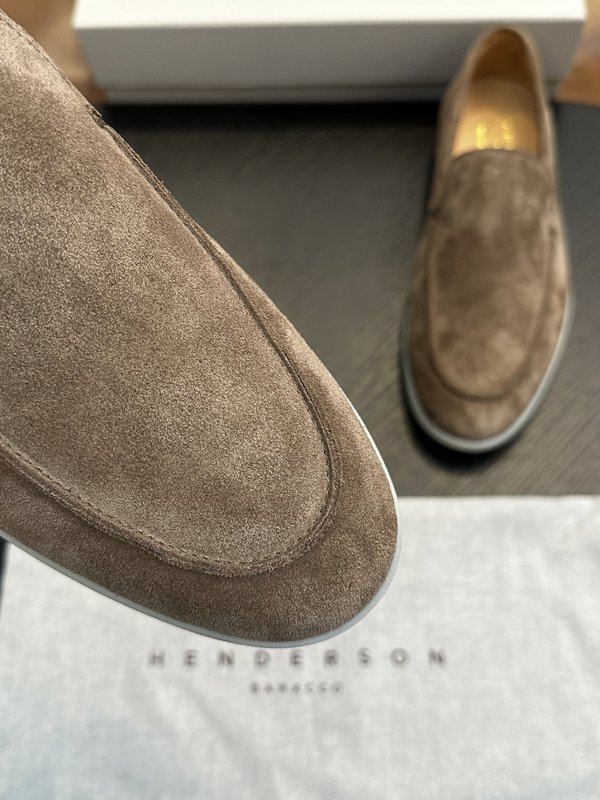 Henderson Baracco 남성 클래식 가죽 슈즈 001-218611