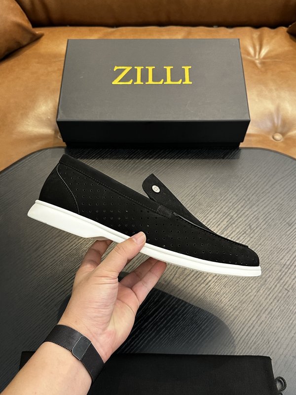 Zilli 이탈리아 남성 수제 송아지 가죽 구두 001-218724
