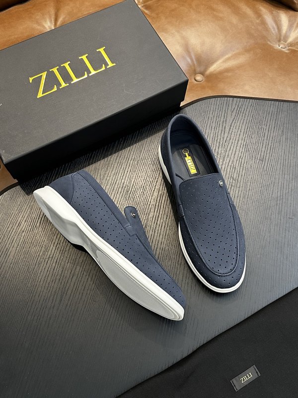 Zilli 이탈리아 남성 수제 송아지 가죽 구두 001-218725