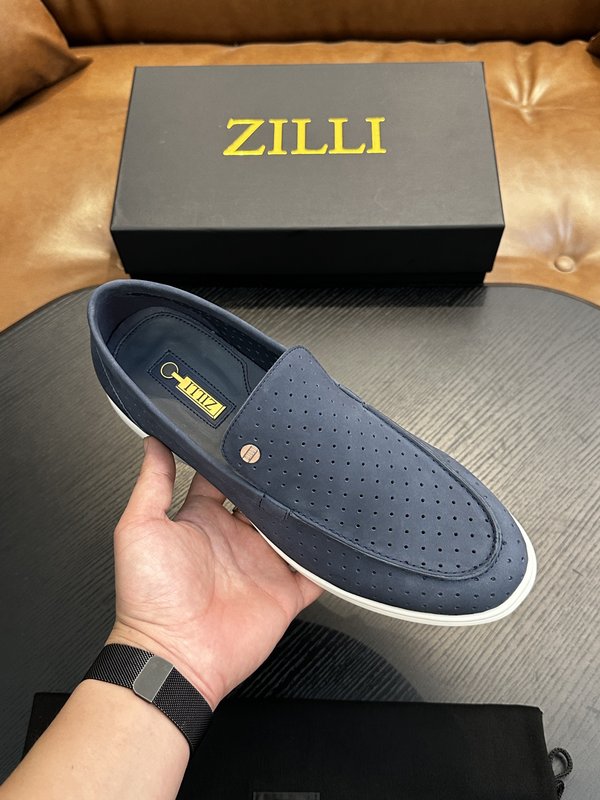 Zilli 이탈리아 남성 수제 송아지 가죽 구두 001-218725