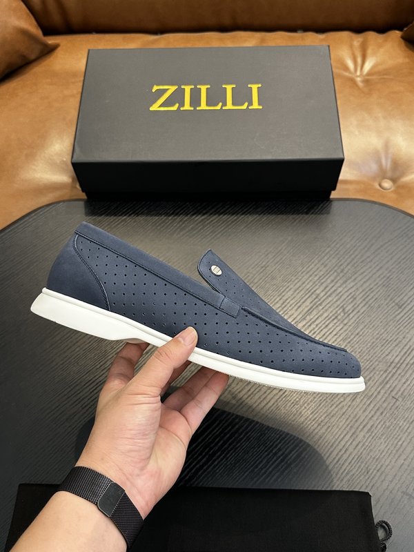 Zilli 이탈리아 남성 수제 송아지 가죽 구두 001-218725