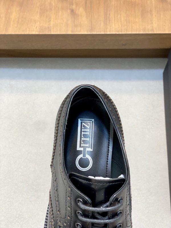 ZILLI 남성 부드러운 소가죽 캐주얼 구두 001-218729