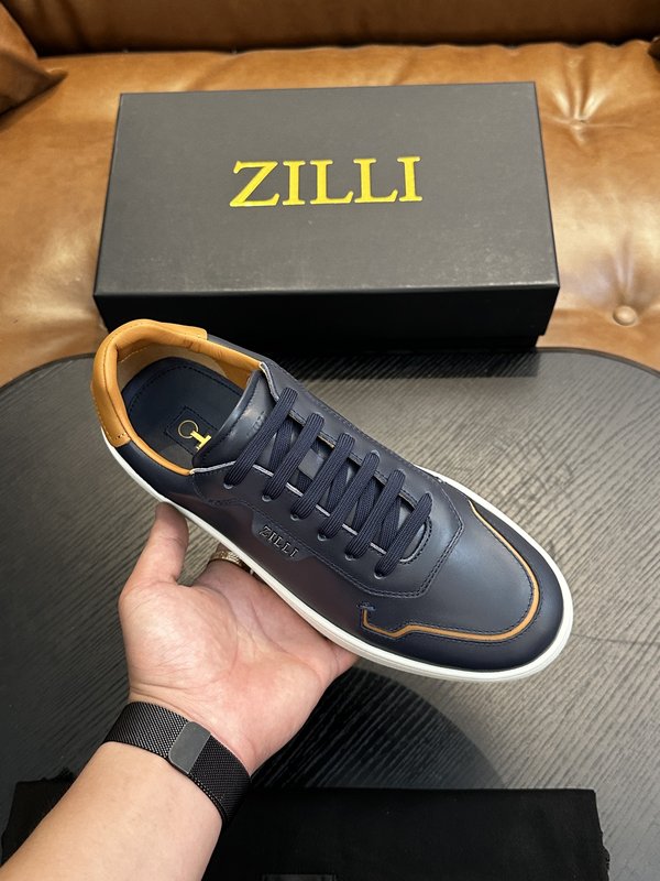 Zilli 이탈리아 남성 수제 송아지 가죽 구두 001-218731