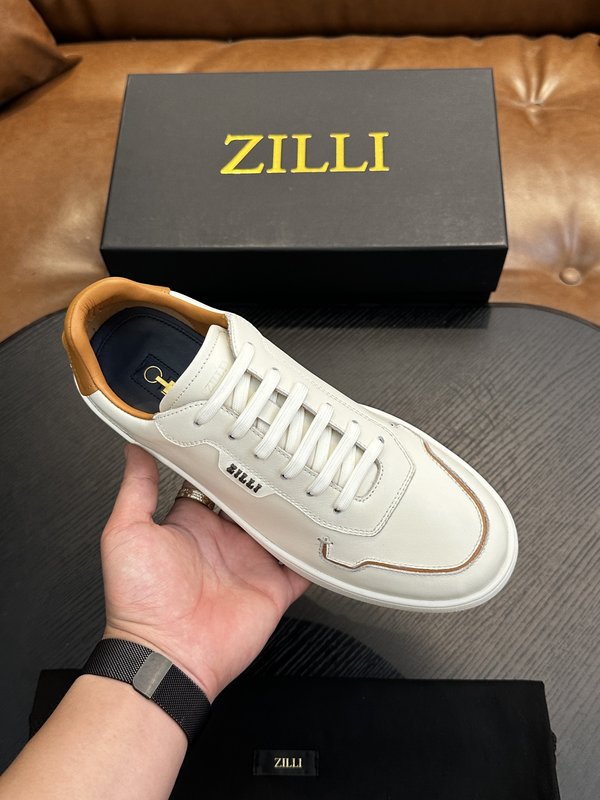 Zilli 이탈리아 남성 수제 송아지 가죽 신발 001-218732
