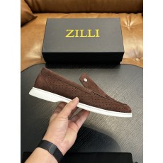 Zilli 이탈리아 남성 수제 송아지 가죽 구두 001-218733
