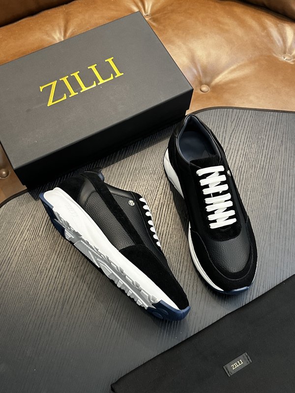 Zilli 이탈리아 남성 수제 송아지 가죽 구두 001-218734