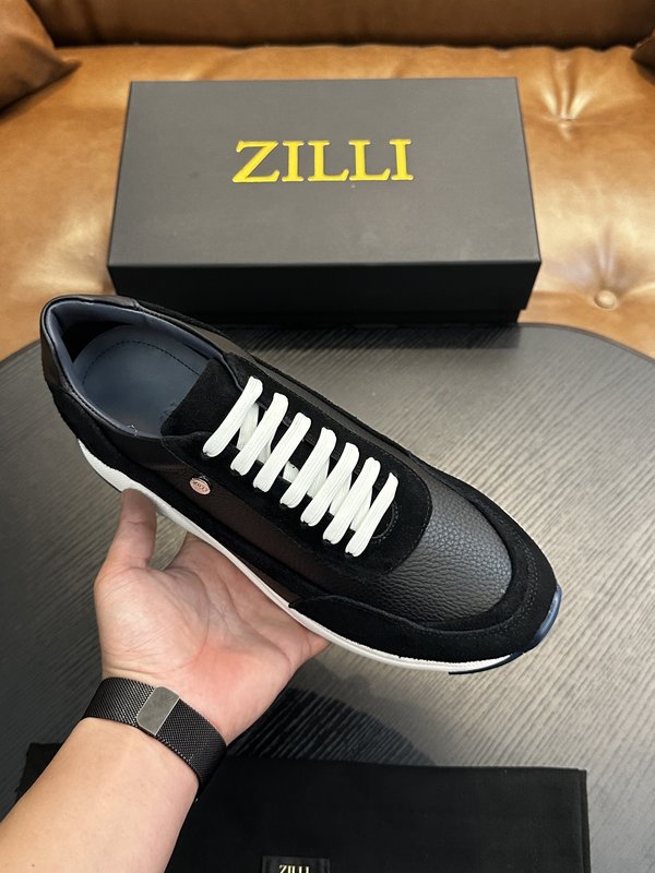 Zilli 이탈리아 남성 수제 송아지 가죽 구두 001-218734