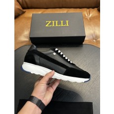 Zilli 이탈리아 남성 수제 송아지 가죽 구두 001-218734