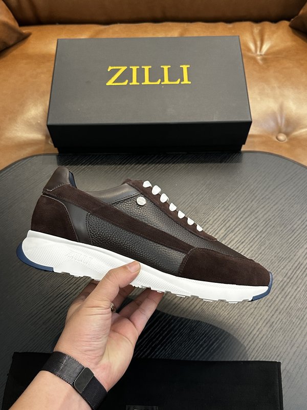 Zilli 이탈리아 남성 수제 송아지 가죽 구두 001-218735