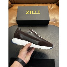 Zilli 이탈리아 남성 수제 송아지 가죽 구두 001-218735