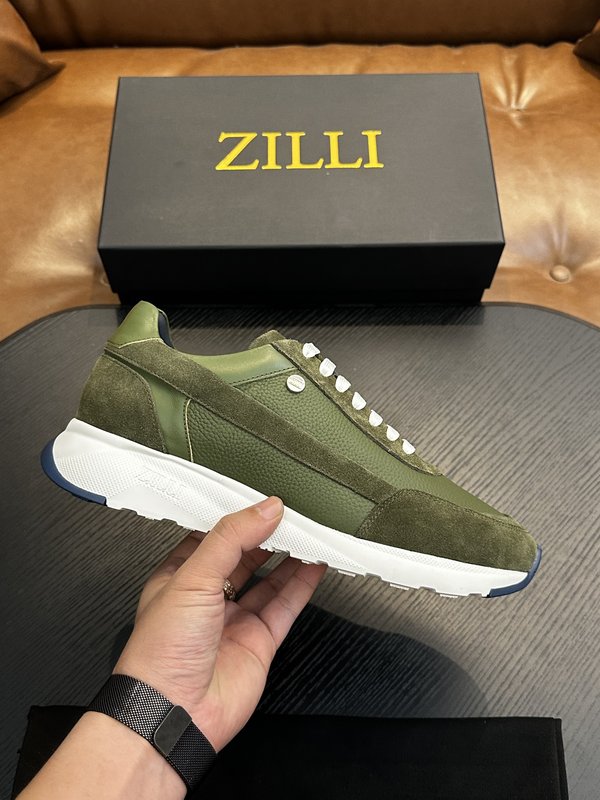 Zilli 이탈리아 남성 수제 송아지 가죽 구두 001-218737