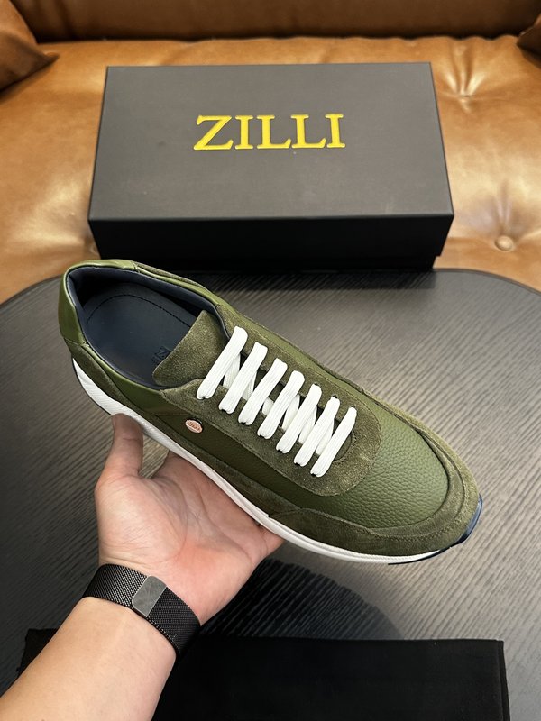 Zilli 이탈리아 남성 수제 송아지 가죽 구두 001-218737
